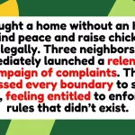 Introverted Homeowner Raises Backyard Chickens Legally, Sparking Outrage From Neighbors