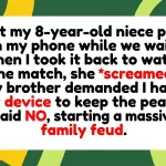 Uncle’s Refusal to Give Phone to Crying Niece Sparks Fierce Family Feud